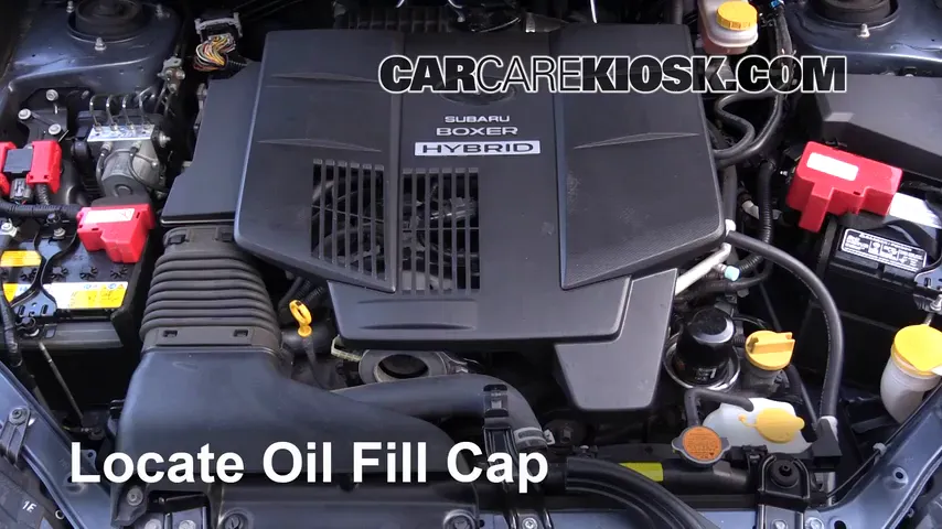 2015 Subaru XV Crosstrek Hybrid 2.0L 4 Cyl. Oil